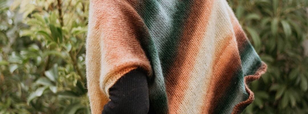 Patrón de chal a dos agujas: guía completa paso a paso