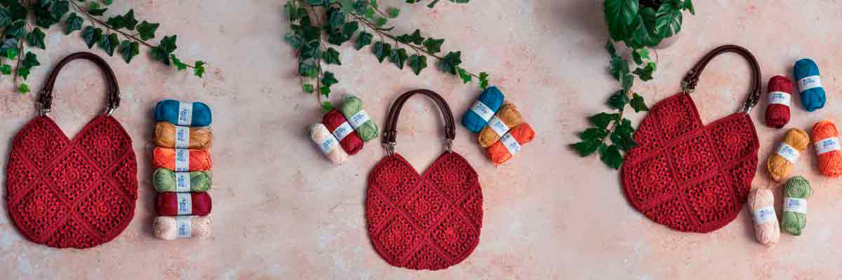 Patrón bolso granny square: paso a paso para cualquier nivel