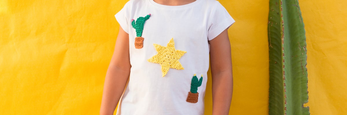 Parches del oeste de crochet