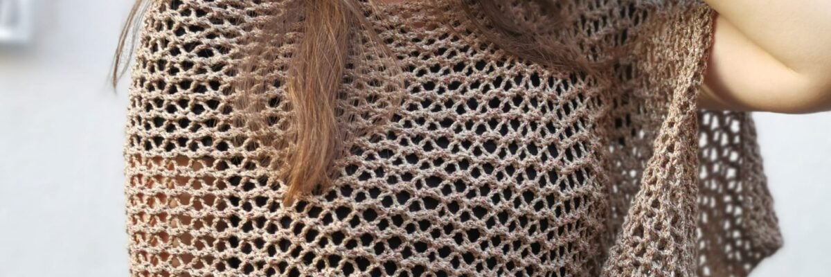 Poncho de punto Luzia