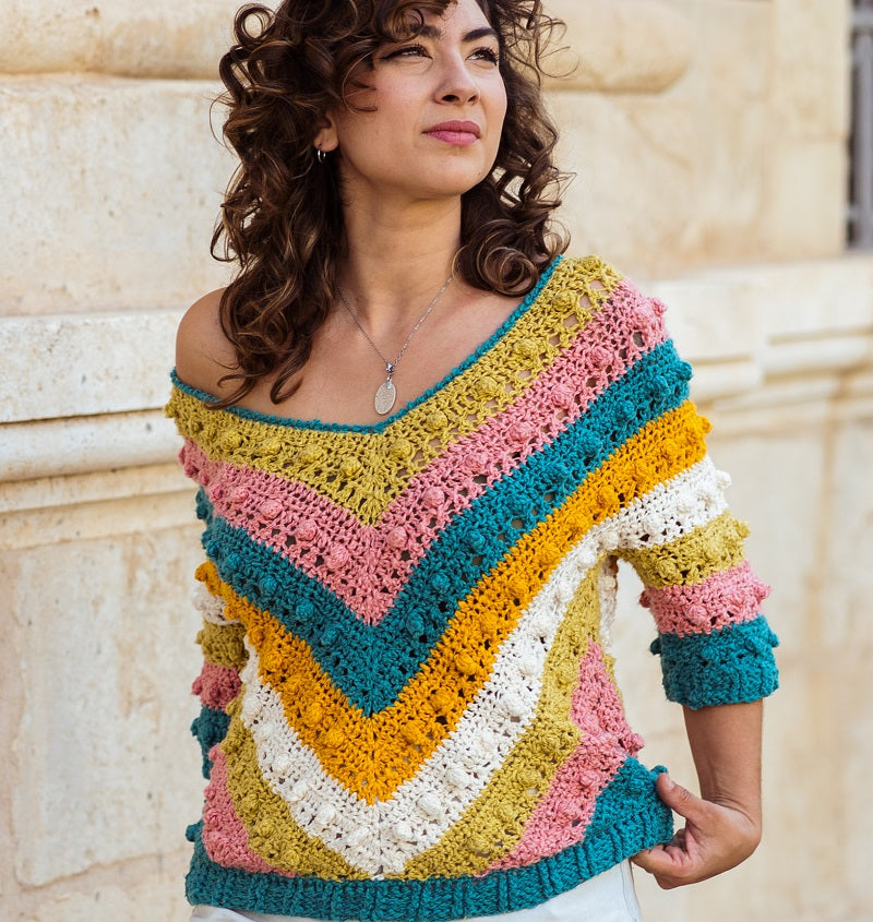 KIT JERSEY VEGA_POR OH MAMI CROCHET! (VK120)