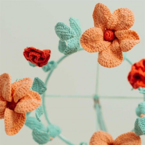 KIT MÓVIL DE CUNA FLOWERS por Gallimelmas (VK081)