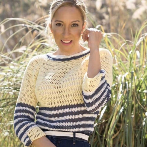 KIT SUÉTER CRUCERO por Tejer es de guapas (VK087)