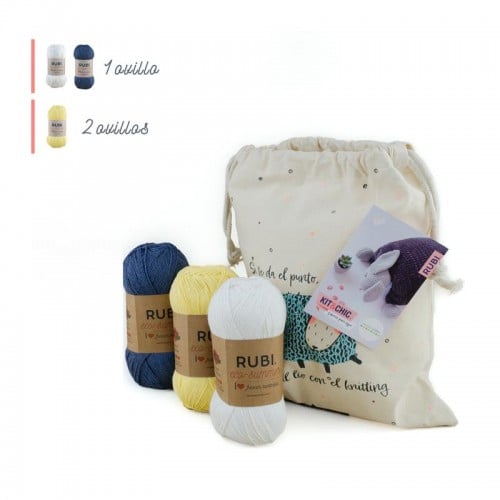 KIT SUÉTER CRUCERO por Tejer es de guapas (VK087)