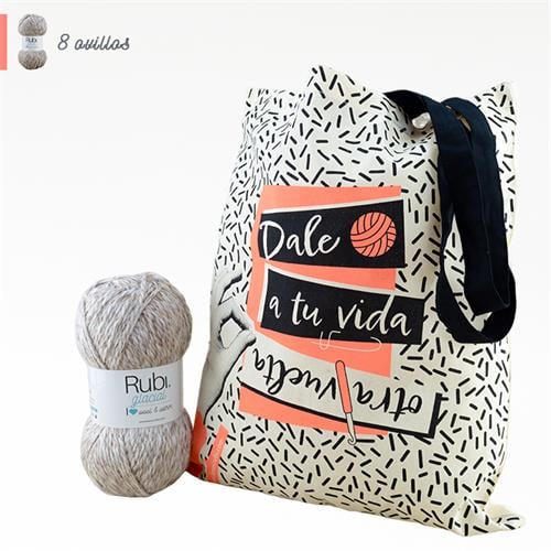 KIT CHAQUETA HARVEST_por El Club de la Calceta (VK097LXL),JERSEY ABIERTO TEJIDO A DOS AGUJAS