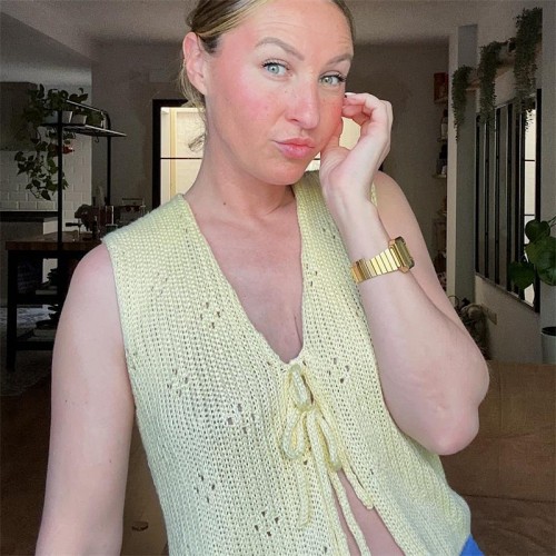 KIT SIN PATRÓN MARGARITA TEE_Talla S/M_por Alimaravillas (VK105SM)