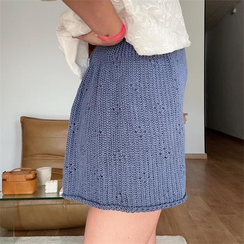 KIT SIN PATRÓN PANTALÓN MARGARITA_Tallas S-XL_por Alimaravillas (VK106SXL),CON CALADOS A CROCHET