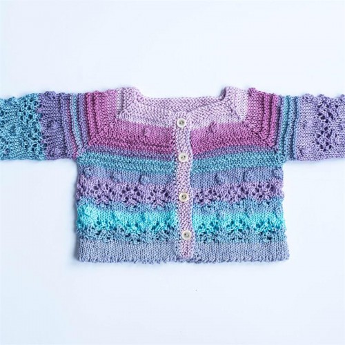 PATRÓN GRATUITO Y MATERIALES CONJUNTO BEBÉ INFINITY (VP033)