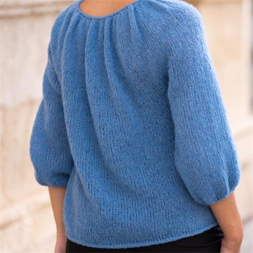 KIT BLUSA ESPERANZA_por Beagle Knits (VK108SM),TEJIDA EN TOP DOWN