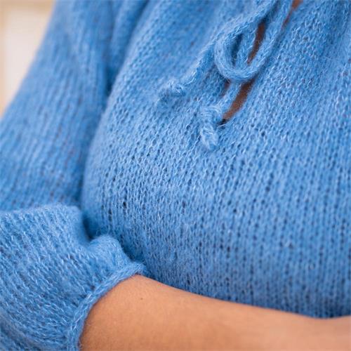 KIT BLUSA ESPERANZA_por Beagle Knits (VK108SM),TEJIDA EN TOP DOWN