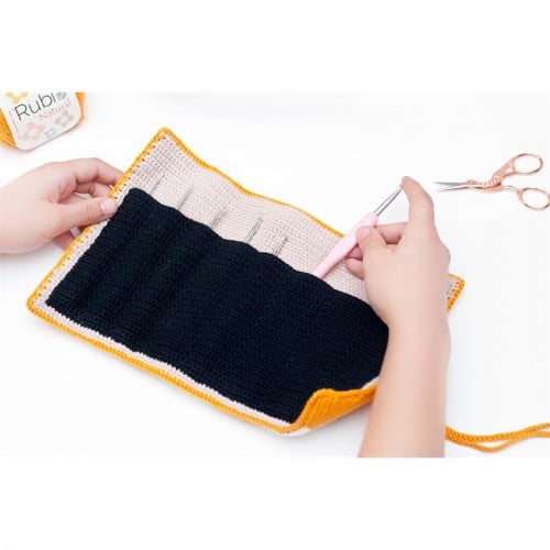 KIT ESTUCHE GUARDA AGUJAS KNIT LIKE A BOSS por Gallimelmas (VK065)