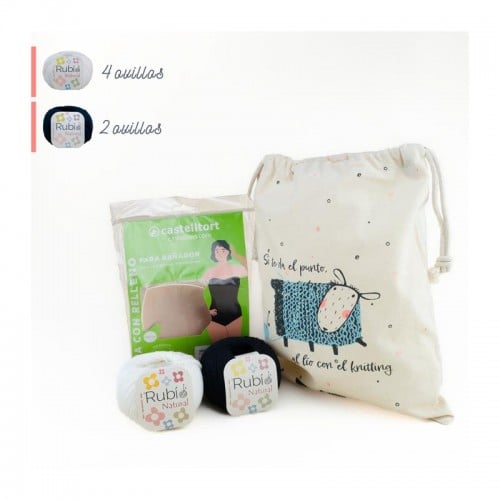 KIT CORSET ROCK STAR por Knitting Sheep talla L (VK082L)