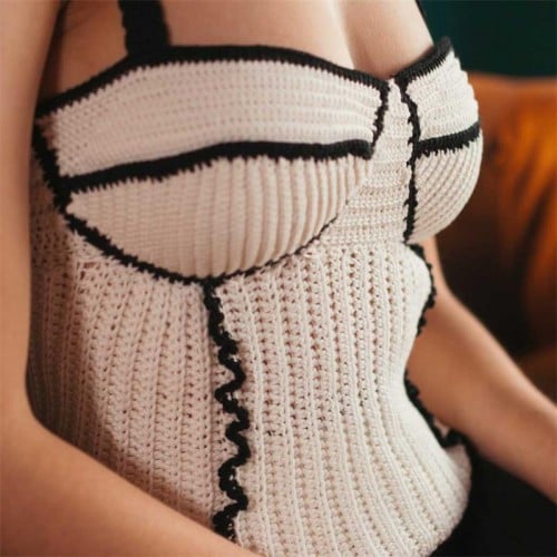 KIT CORSET ROCK STAR por Knitting Sheep talla M (VK082M)