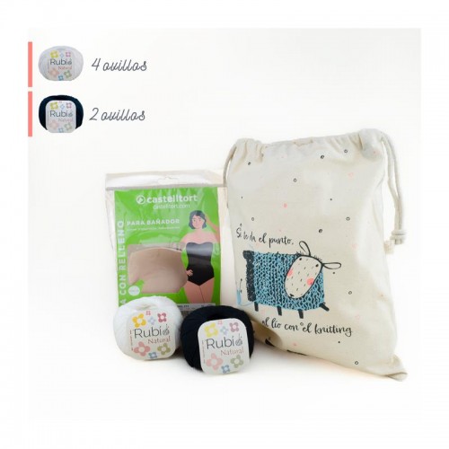 KIT CORSET ROCK STAR por Knitting Sheep talla M (VK082M)