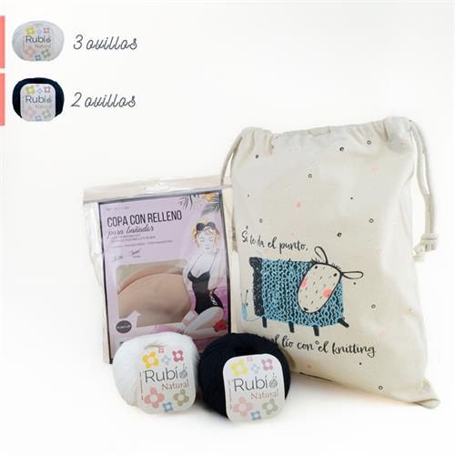 KIT CORSET ROCK STAR por Knitting Sheep talla S (VK082S),Top corset ganchillo talla S