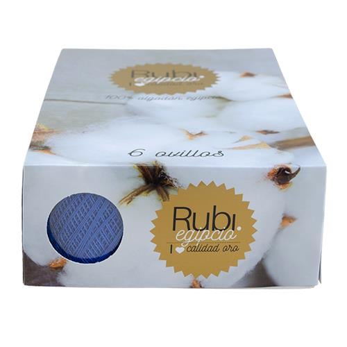 OVILLO PERLE RUBI ORO 8/50 C/.6 (VHO02),Egipcio Mercerizado Gaseado Peinado