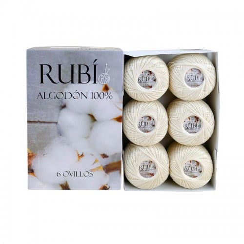 OVILLO PERLE RUBI ORO 12/50 C/.6 (VHO03)