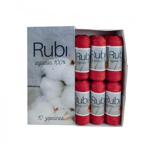 ZEP. PERLE RUBI PLATA COLORES 8/60g. C/12 (VHZ05)