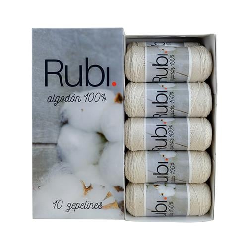 ZEP. PERLE RUBI PLATA 8/100 C/10 (VHZ02),Perlé Algodón Mercerizado y cardado