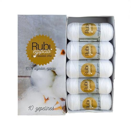 ZEP. PERLE RUBI ORO 8/100 C/.10 (VHZ10),Egipcio Mercerizado Gaseado Peinado