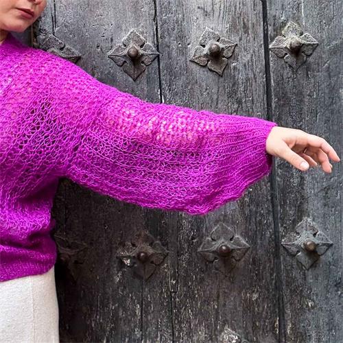 KIT CARDIGAN GADEA TALLA S-M_El Club de la Calceta (VK112SM),JERSEY ABIERTO TEJIDO A DOS AGUJAS