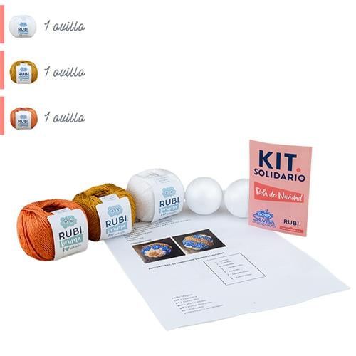 KIT SOLIDARIO 2 BOLAS NAVIDEÑAS_A BENEFICIO ONG ACOES (VK109),Donación del importe íntegro a esta ONG