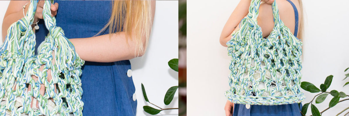 Bolso veraniego con nudos