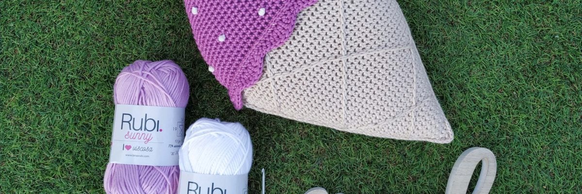 Cojín cucurucho helado