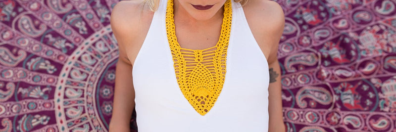 Escote de crochet para bañador