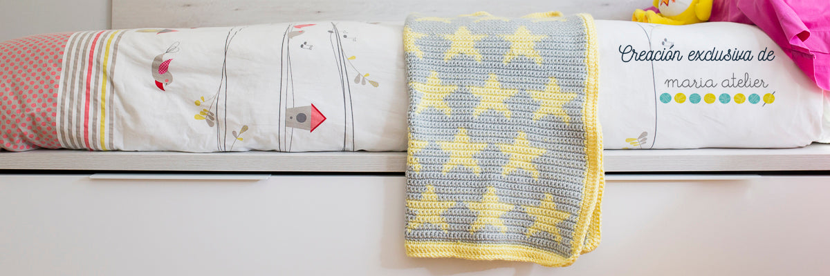 Manta estrellas jacquard