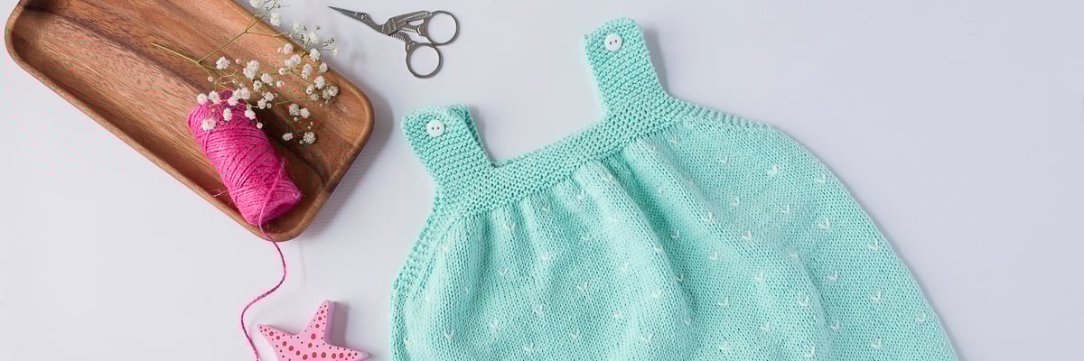 Conjunto bebé con topitos