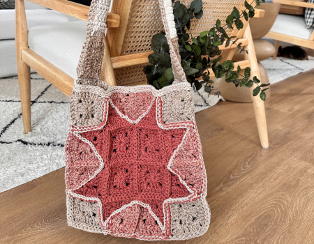 BOLSO PATCHWORK ESTRELLA
